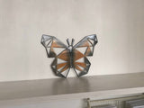 Geometric Butterfly Metal Wall Art