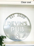 Personalized Brewery Metal Wall Art Sign | Indoor Outdoor Home Decor | Housewarming Gift