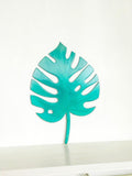 Tropical Leaf Metal Home Decor, Powder Coated