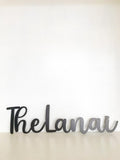 The Lanai Wall Art Sign with Powder Coat