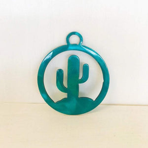 Cactus Metal Ornament