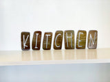Individual Letter Rectangle with Powder Coat, Any Color
