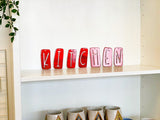 Individual Letter Rectangle with Powder Coat, Any Color