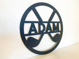 Personalized Golf Club Metal Wall Art