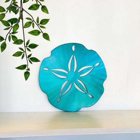 Sand Dollar Metal Wall Art