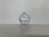 Horse Metal Christmas Tree Ornament