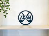 Personalized Golf Club Metal Wall Art