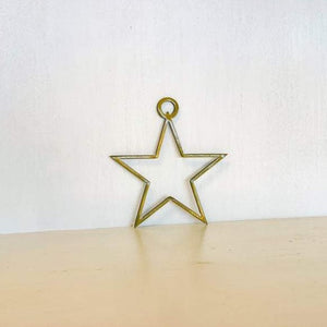 Star Metal Christmas Tree Ornament