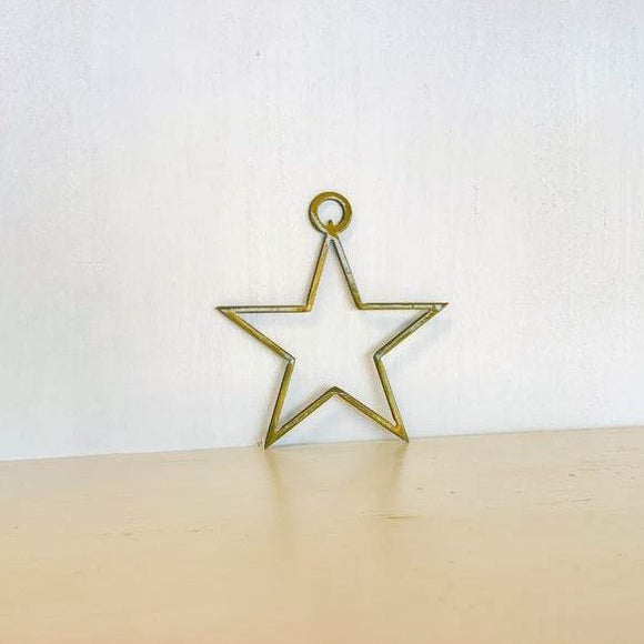 Star Metal Christmas Tree Ornament