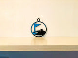 Golf Green Metal Christmas Tree Ornament