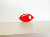 Football Bottle Opener with Powder Coat, Magnetic or Keychain