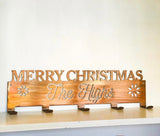 Personalized Merry Christmas Metal Stocking Hanger