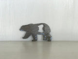 Polar Bear Bottle Opener with Powder Coat, Choose your Color, Handmade, Magnetic or Keychain
