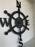 Helm Compass Metal Wall Art
