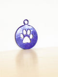 Personalized Paw Print Metal Ornament | Hand Stamped | Christmas Tree Hanger | Gift for Dog Lover | Pet Gift