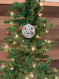 Cat Face Metal Christmas Tree Ornament | Holiday Decor | Stocking Stuffer | Handmade Gift | Kitten Present | Gift for Pet Lover