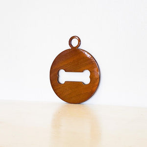 Dog Bone Metal Ornament