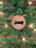 Dog Bone Metal Christmas Tree Ornament | Holiday Decor | Stocking Stuffer | Handmade Gift | Dog Present | Gift for Pet Lover