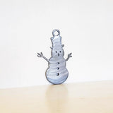 Snowman Metal Ornament