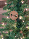 Dog Bone Metal Christmas Tree Ornament | Holiday Decor | Stocking Stuffer | Handmade Gift | Dog Present | Gift for Pet Lover