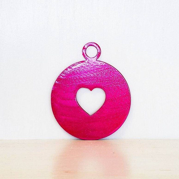 Heart Metal Ornament 