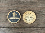 50mm Engraved Brass Challenge Coin