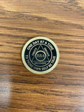 40mm Engraved Brass Challenge Coin
