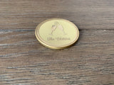 40mm Engraved Brass Challenge Coin