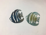 Tropical Fish Metal Multi-Color Wall Art, You Choose Any 2 Colors