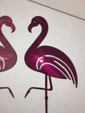 Flamingo Metal Wall Art Outdoor Home Decor