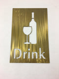 Eat, Drink, Be Merry Metal Wall Art Kitchen Decor