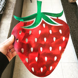 Strawberry Metal Wall Art with Two-Tone Translucent Powder Coat