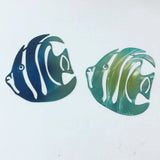Tropical Fish Metal Multi-Color Wall Art, You Choose Any 2 Colors