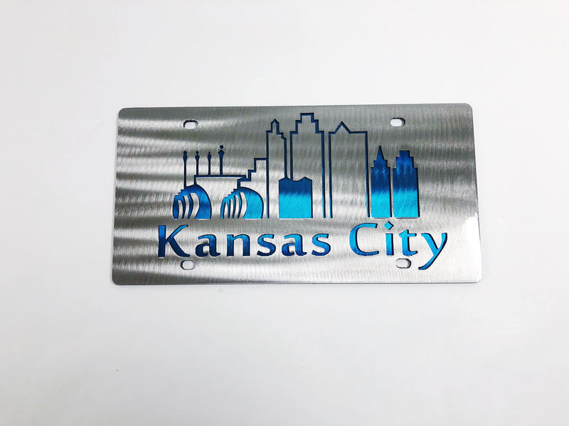 KC Skyline License Plate