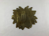Sunflower Metal Wall Art - Marble Fade Gold & Candy Yellow