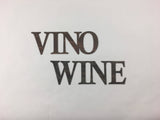 Metal Vino or Wine Time Wall Art Sign with Powder Coat - Lots of Colors Available