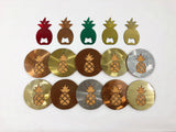 Pineapple Steel & Cork Coaster or Bottle Opener