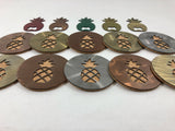 Pineapple Steel & Cork Coaster or Bottle Opener