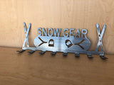 Snow Gear Metal Coat and Mountain Gear Organizer, Mounting Hardware Included