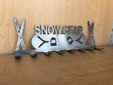 Snow Gear Metal Coat and Mountain Gear Organizer, Mounting Hardware Included