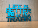 Life is Better at the Lake Personalized Metal Wall Art