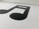Personalized Music Note, Choose Any Powder Coat