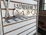 Snow Gear Metal Coat and Mountain Gear Organizer, Mounting Hardware Included
