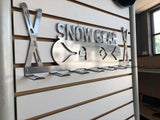 Snow Gear Metal Coat and Mountain Gear Organizer, Mounting Hardware Included