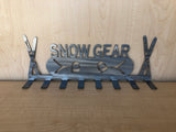 Snow Gear Metal Coat and Mountain Gear Organizer, Mounting Hardware Included