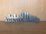 Denver Skyline Metal Wall Art with Powder Coat
