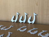 Fish Hook Bottle Opener with Powder Coat, Handmade, Magnetic or Keychain