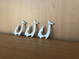 Fish Hook Bottle Opener with Powder Coat, Handmade, Magnetic or Keychain