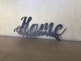 Home Metal Wall Art Sign with Powder Coat