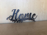 Home Metal Wall Art Sign with Powder Coat